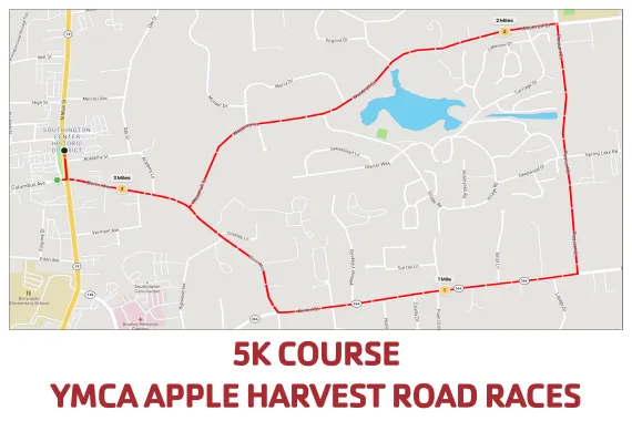 5K Course Map AHRR 2025