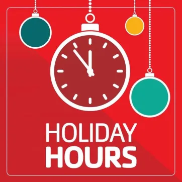 YMCA Holiday Hours